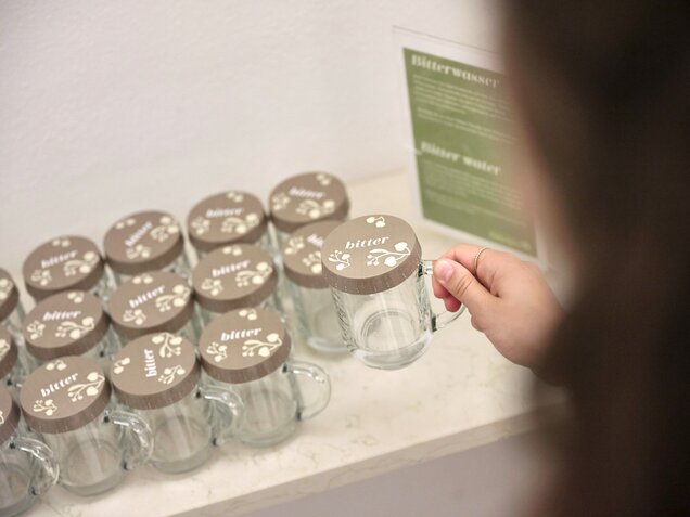 Glasses for bitter drinks